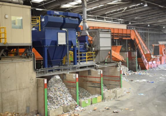 Aluminum Can Making Scrap Metal Robotic Handling and Baling