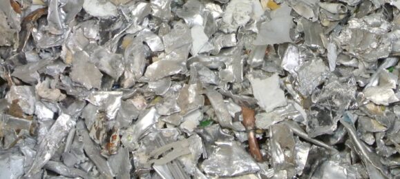 Metal recovered from fridge recycling process
