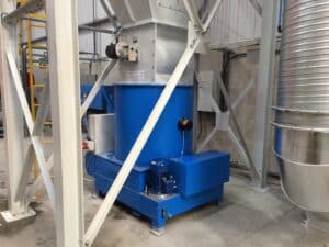 Dust control briquette collection