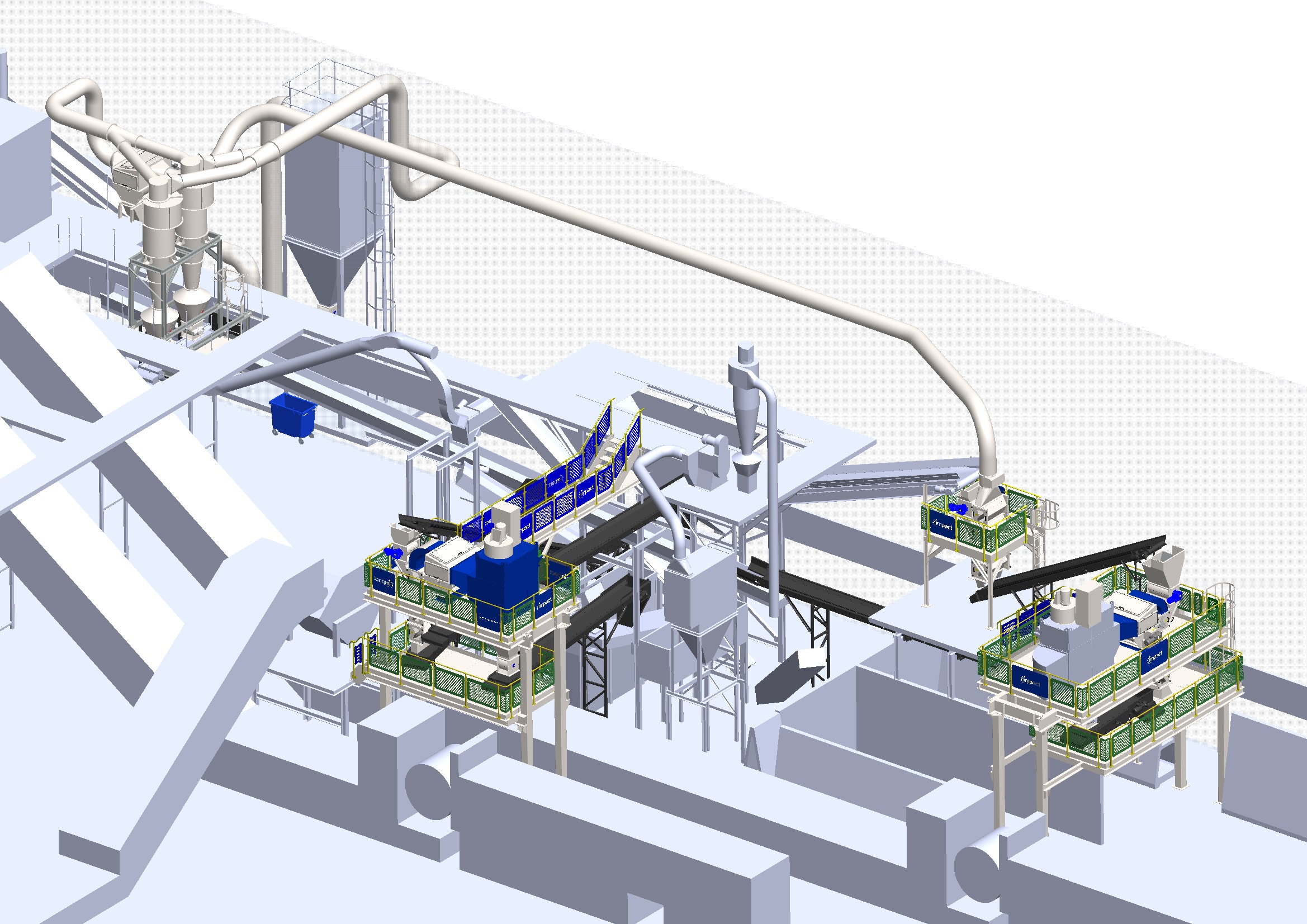 Waste Glass Inlets Machine Glass Recovery from the Waste Stream - Impact Air Systems