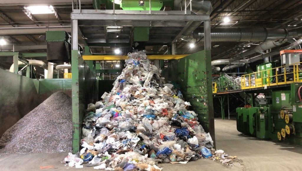 Material output from Impact Flexible Plastic Packaging Airlift solution