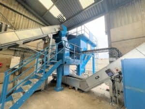 Cleaning E-Waste material with ZAC density separation process