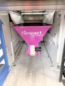 Carton board trim removal from Bobst and K&B Iberica