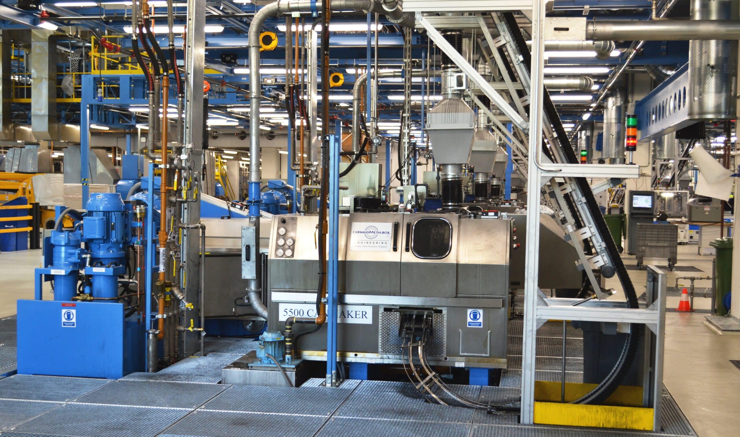 Can making metal scrap removal systems