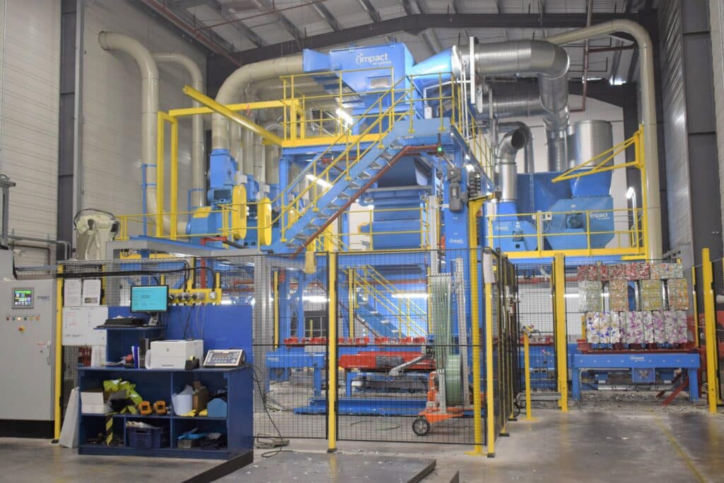 Aluminum Can Making Scrap Metal Robotic Handling and Baling