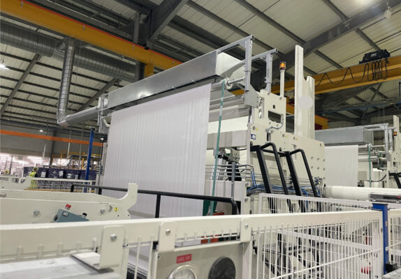 Dust Control for Kitchen Roll and Tissue Manufacture