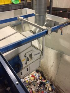 Waste sorting in material recycling facility