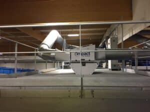 Flexible plastic packaging removal from waste stream