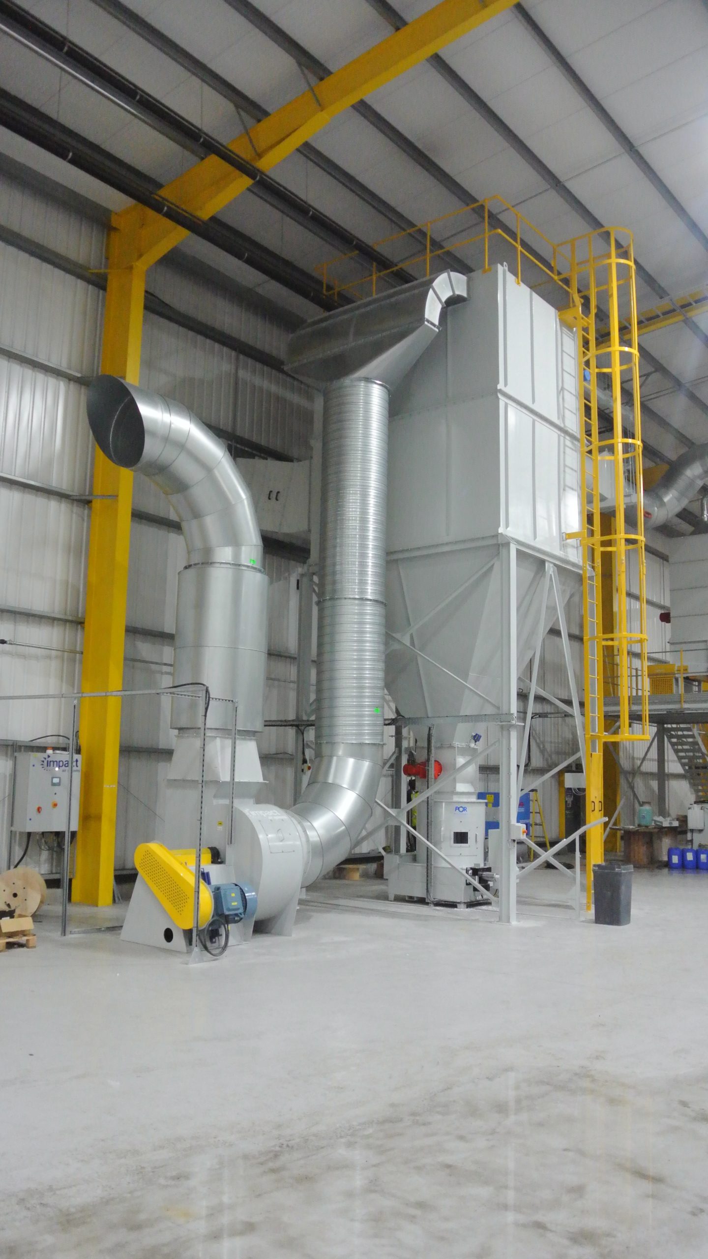 Major central dust control system and waste management facility
