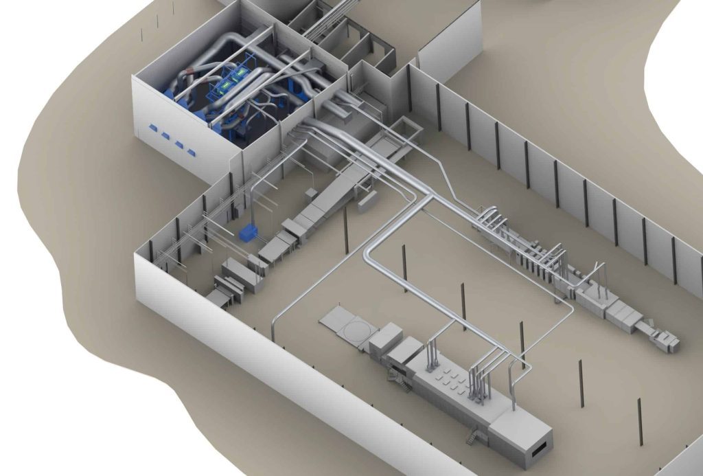 Corrugated Trim Extraction System