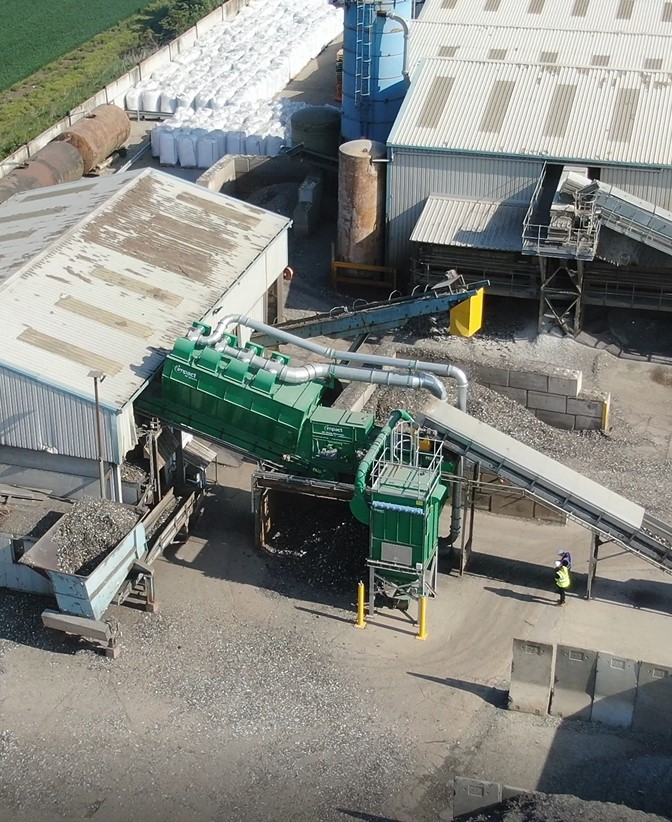 WEEE Material Separation - Air Drum Separator | Windshifter WEEE Material Separation - Air Drum Separator | Windshifter